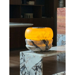 Ramson Alabaster Stone Table Lamp - Zonesus