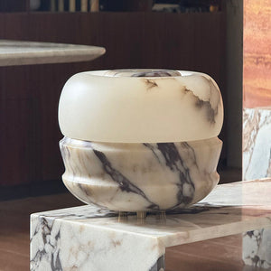 Ramson Alabaster Stone Table Lamp - Zonesus