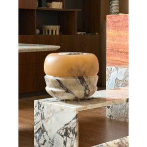 Ramson Alabaster Stone Table Lamp - Zonesus