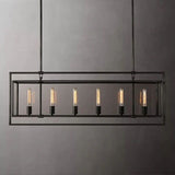 Backman Vintage Rectangle Chandelier 54" - Zonesus