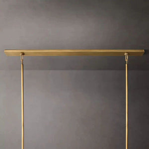 Backman Vintage Rectangle Chandelier 54" - Zonesus