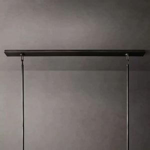 Backman Vintage Rectangle Chandelier 54" - Zonesus