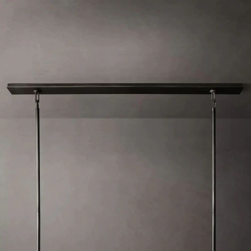 Backman Vintage Rectangle Chandelier 54" - Zonesus