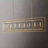 Backman Vintage Rectangle Chandelier 72" - Zonesus
