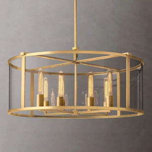 Backman Vintage Round Chandelier 33" - Zonesus