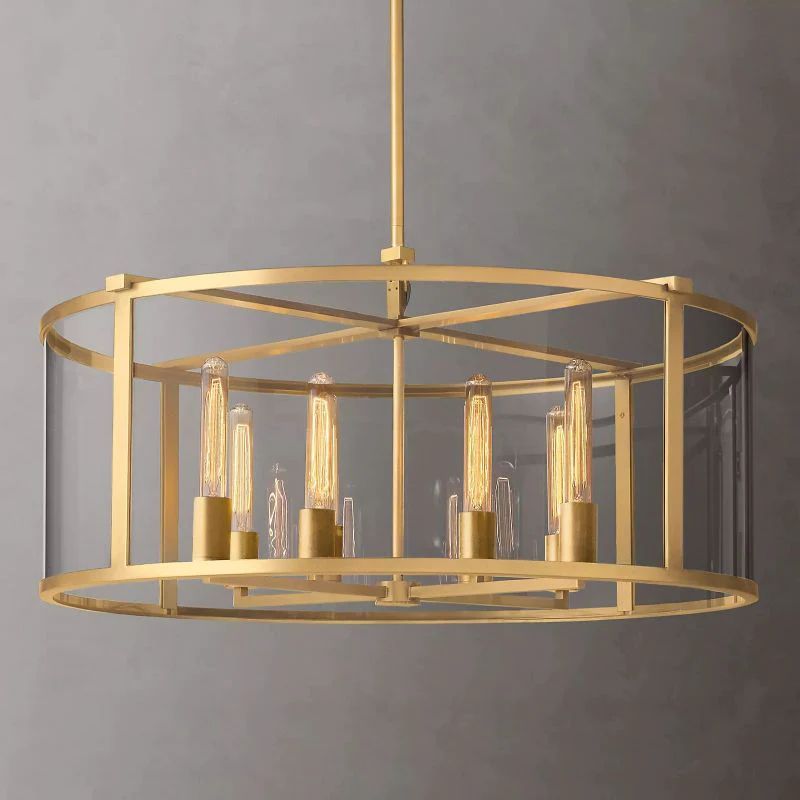 Backman Vintage Round Chandelier 33" - Zonesus