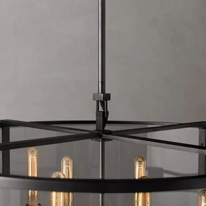 Backman Vintage Round Chandelier 33" - Zonesus
