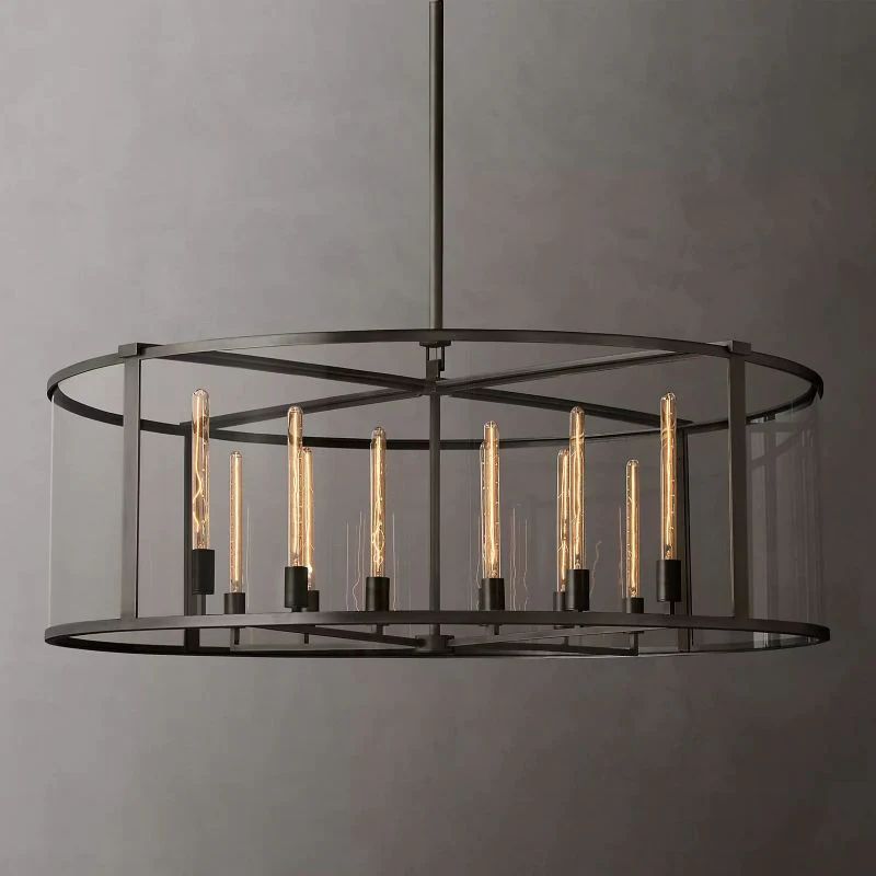 Backman Vintage Round Chandelier 55" - Zonesus