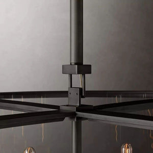 Backman Vintage Round Chandelier 55" - Zonesus