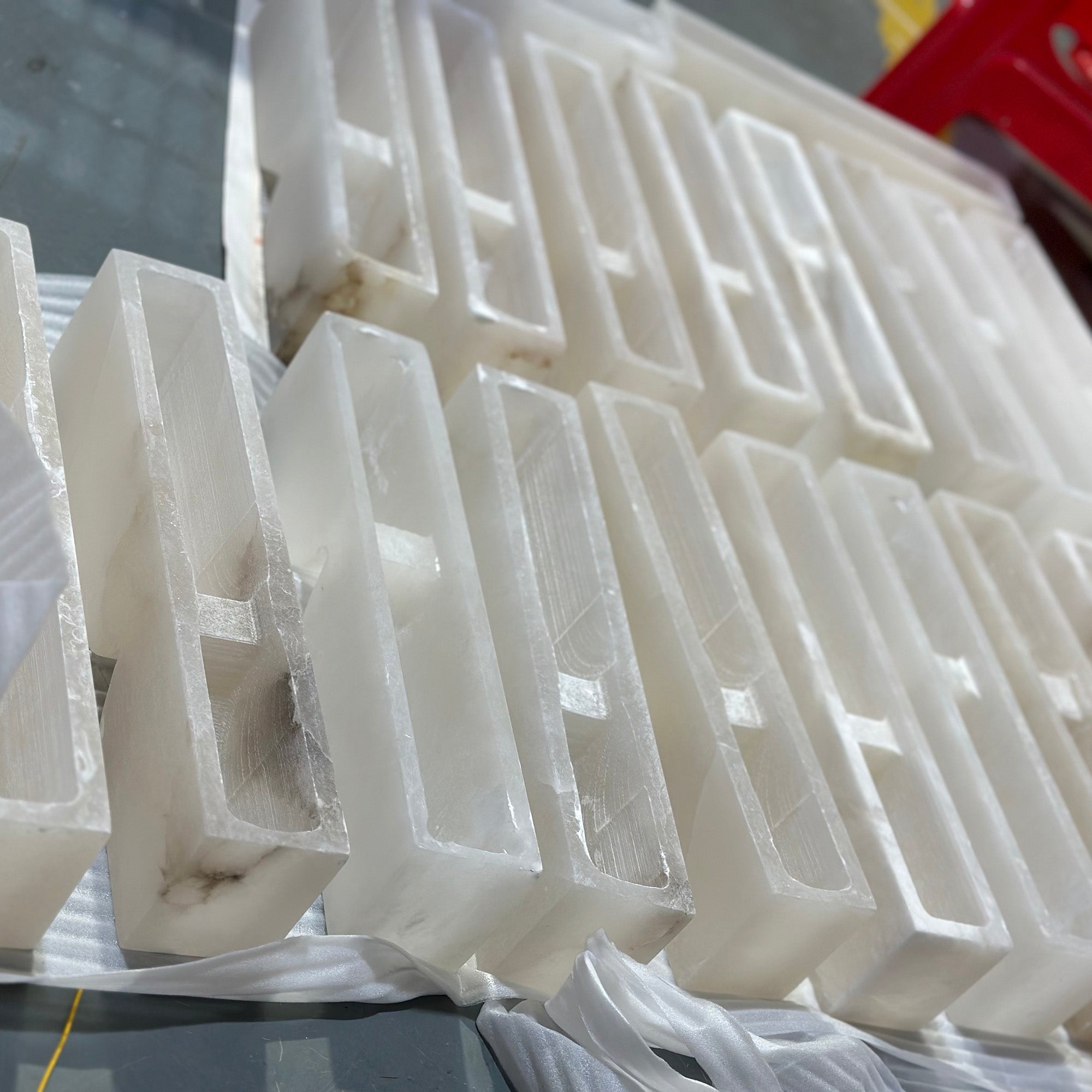 Rectangular Alabaster Wall Lamp - Zonesus