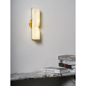 Rectangular Alabaster Wall Lamp - Zonesus