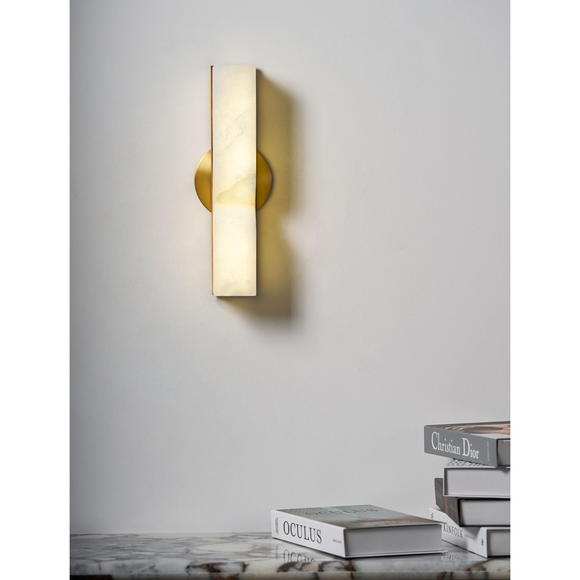 Rectangular Alabaster Wall Lamp - Zonesus