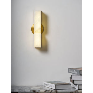Rectangular Alabaster Wall Lamp - Zonesus
