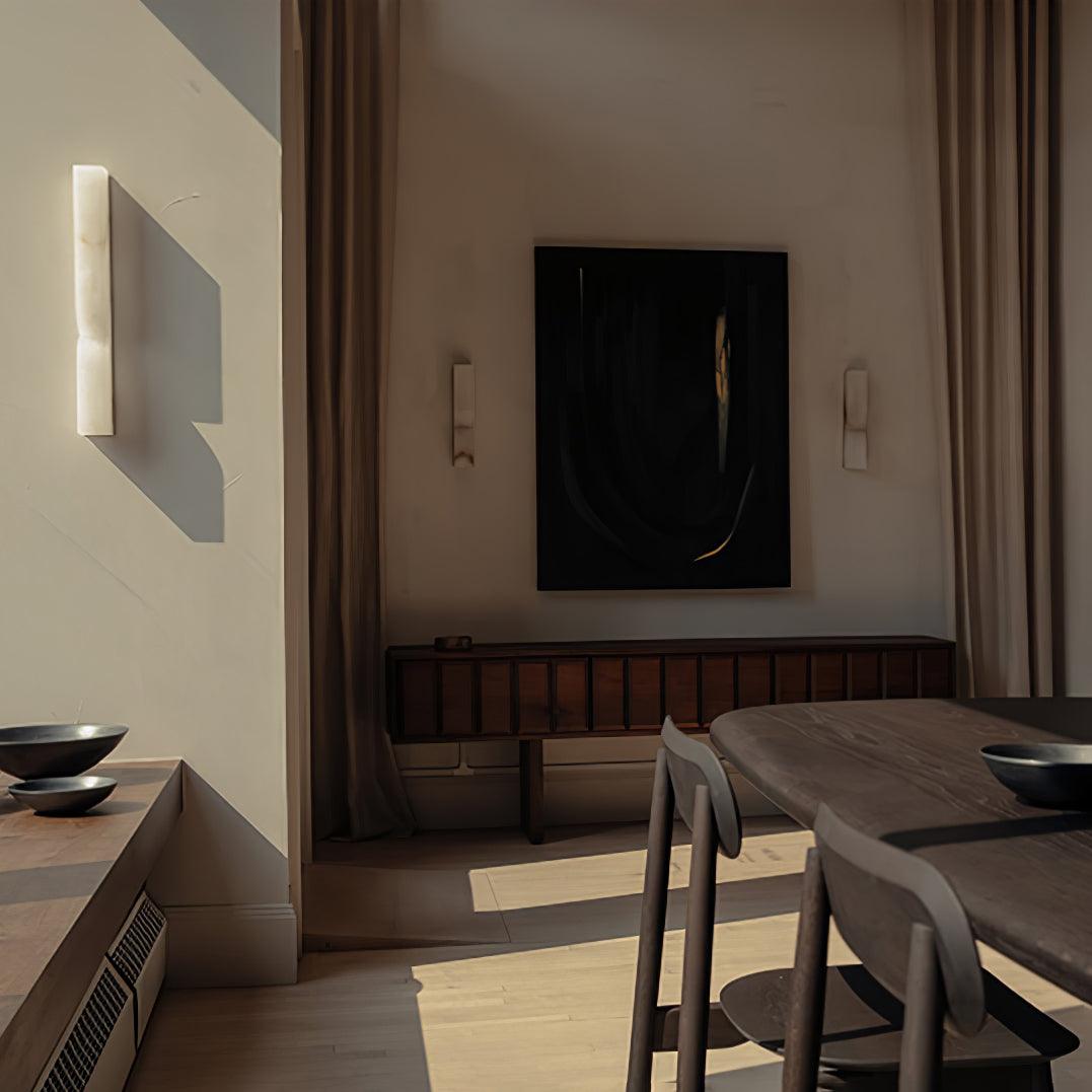 Rectangular Alabaster Wall Lamp - Zonesus