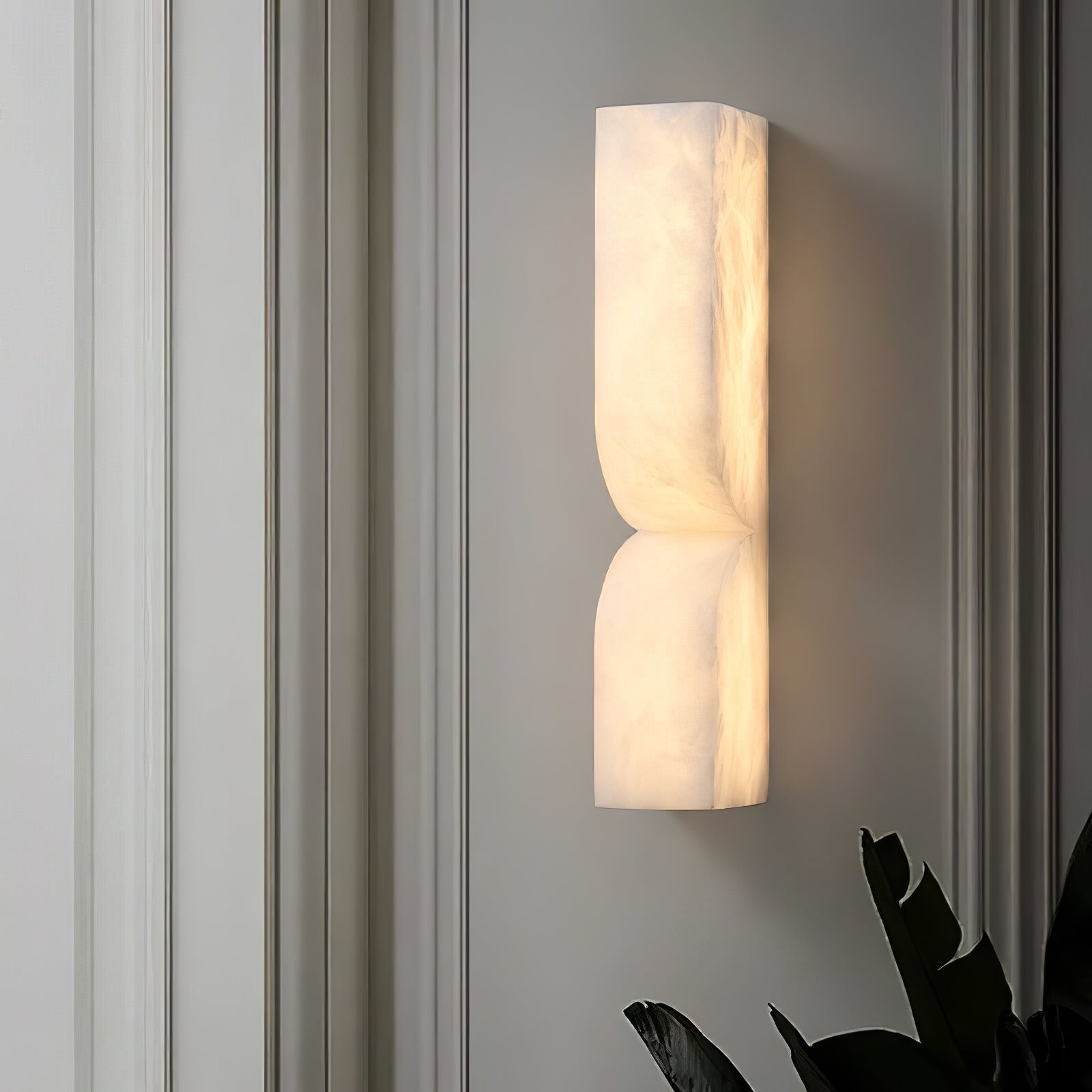 Rectangular Alabaster Wall Lamp - Zonesus