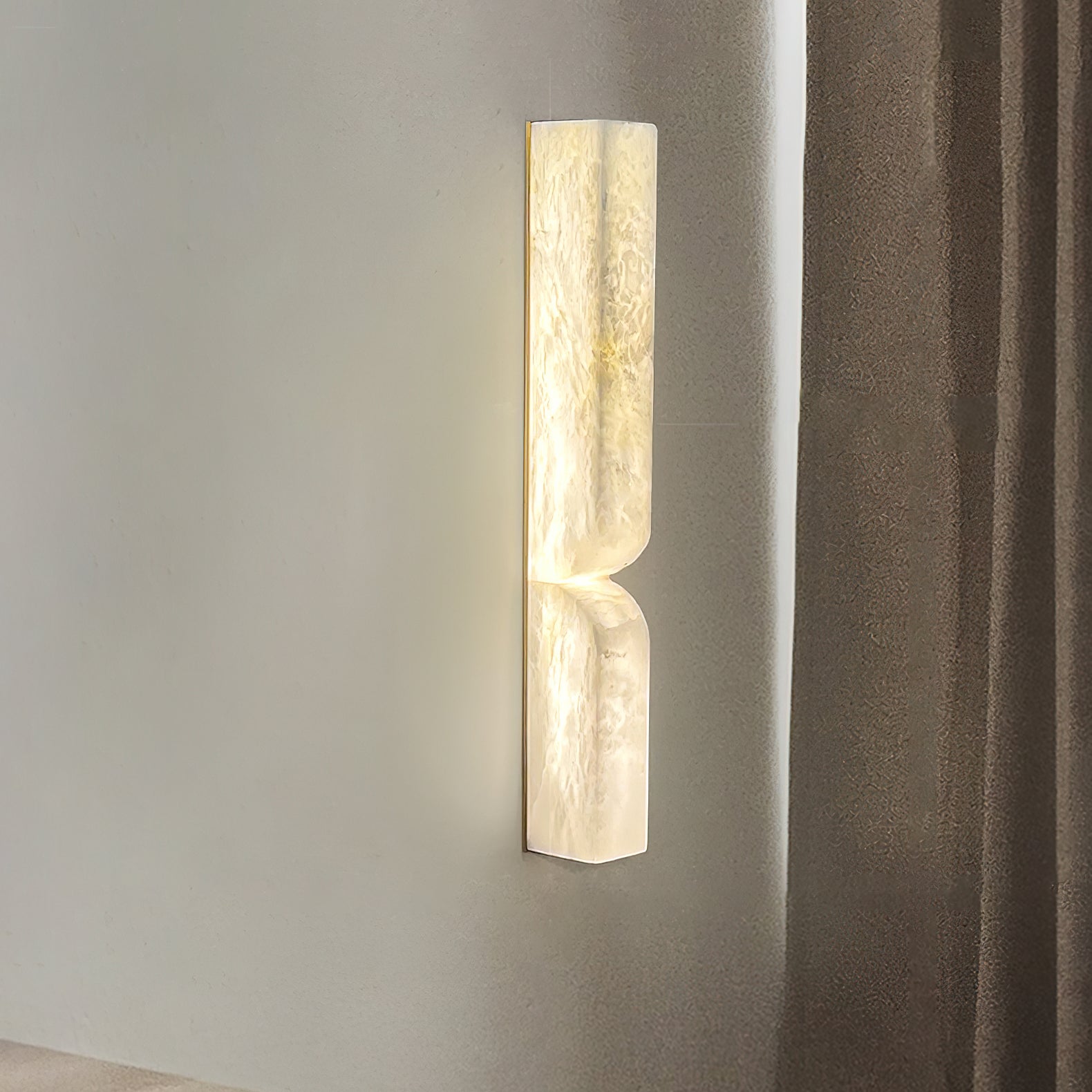 Rectangular Alabaster Wall Lamp - Zonesus