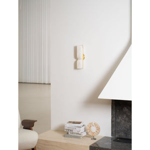 Rectangular Alabaster Wall Lamp - Zonesus