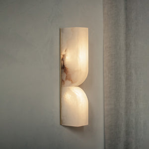 Rectangular Alabaster Wall Lamp - Zonesus