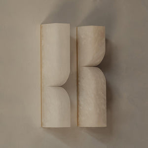 Rectangular Alabaster Wall Lamp - Zonesus