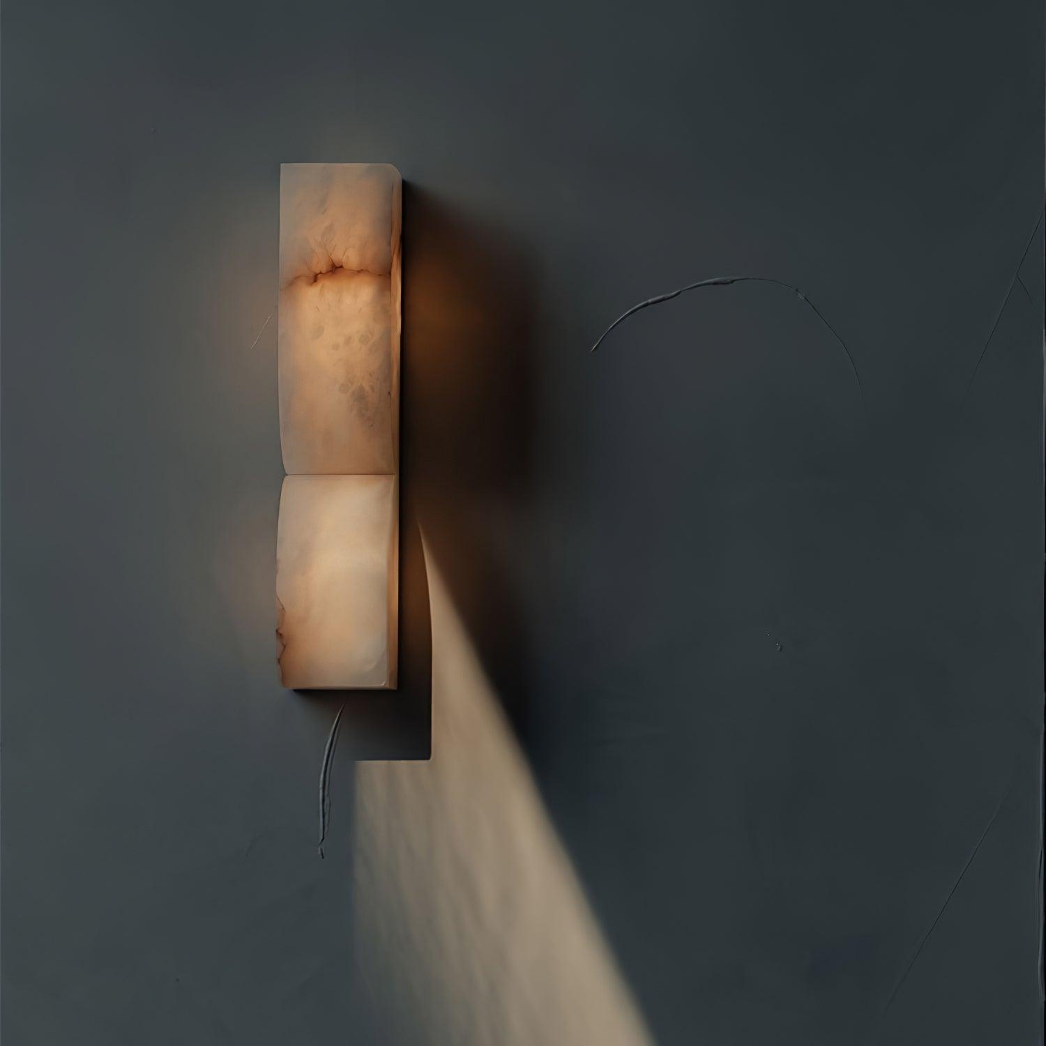 Rectangular Alabaster Wall Lamp - Zonesus