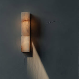 Rectangular Alabaster Wall Lamp - Zonesus