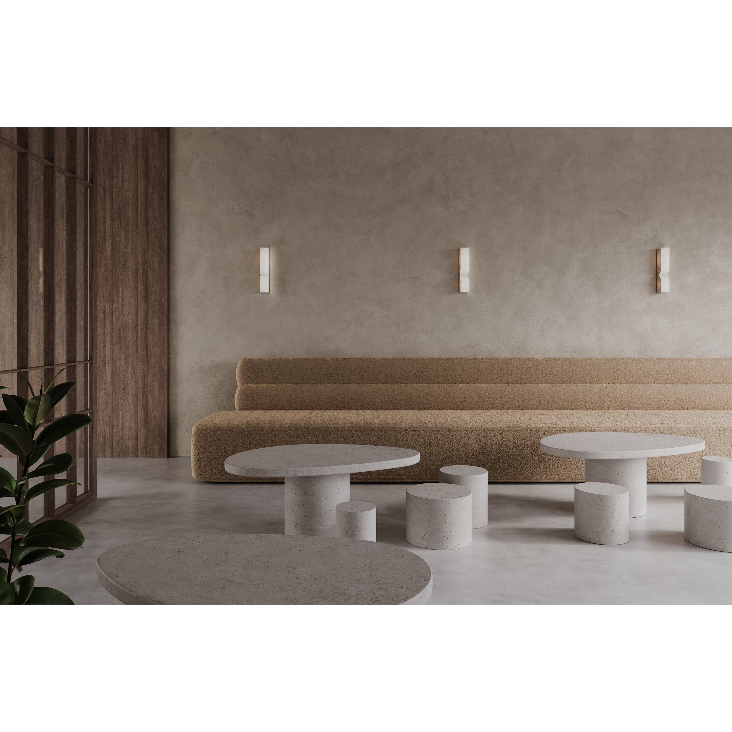 Rectangular Alabaster Wall Lamp - Zonesus
