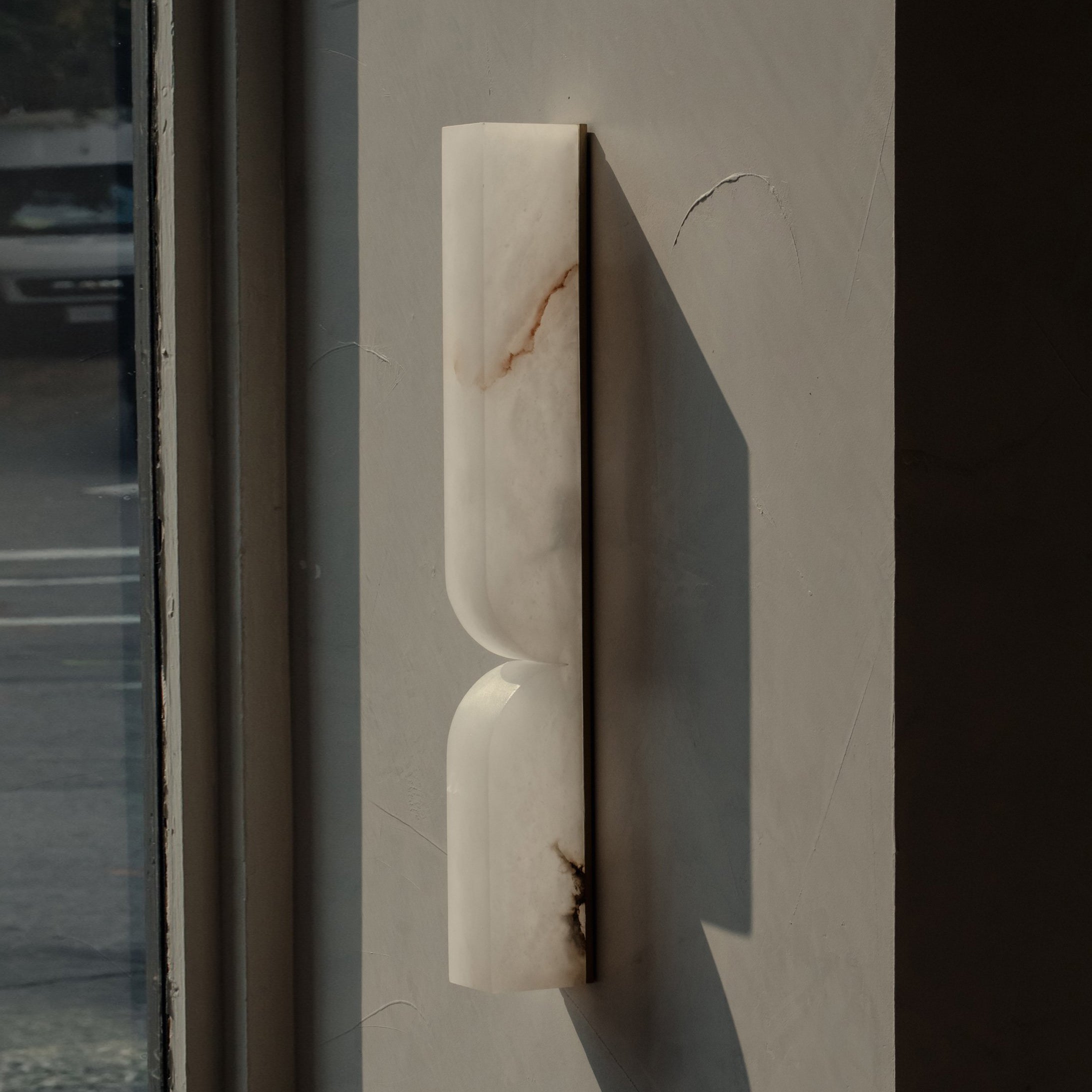Rectangular Alabaster Wall Lamp - Zonesus