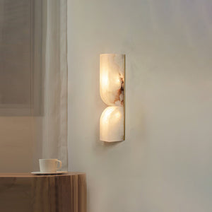 Rectangular Alabaster Wall Lamp - Zonesus