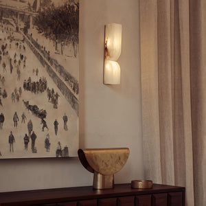 Rectangular Alabaster Wall Lamp - Zonesus