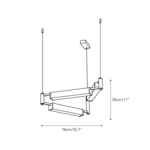 Resident Alabaster Chandelier - Zonesus