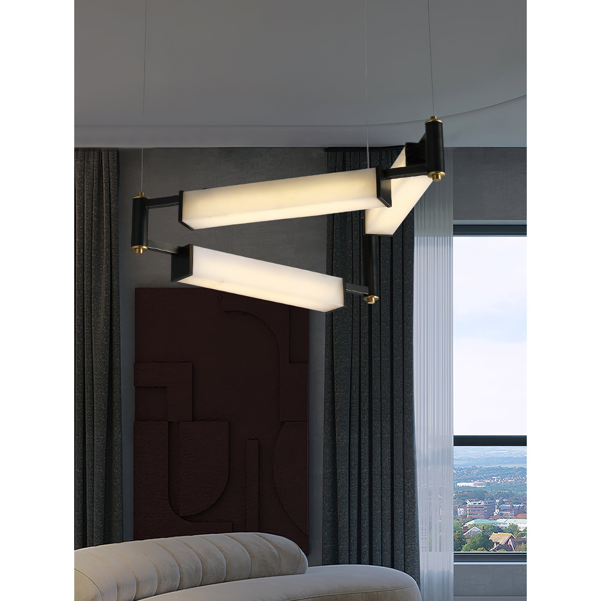 Resident Alabaster Chandelier - Zonesus