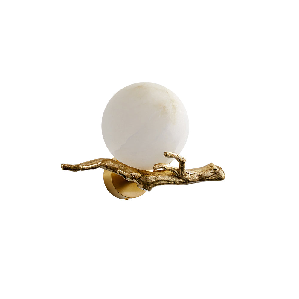 Retro Twigs Alabaster Wall Lamp - Zonesus