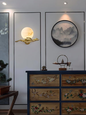 Retro Twigs Alabaster Wall Lamp - Zonesus