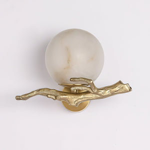 Retro Twigs Alabaster Wall Lamp - Zonesus