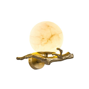 Retro Twigs Alabaster Wall Lamp - Zonesus