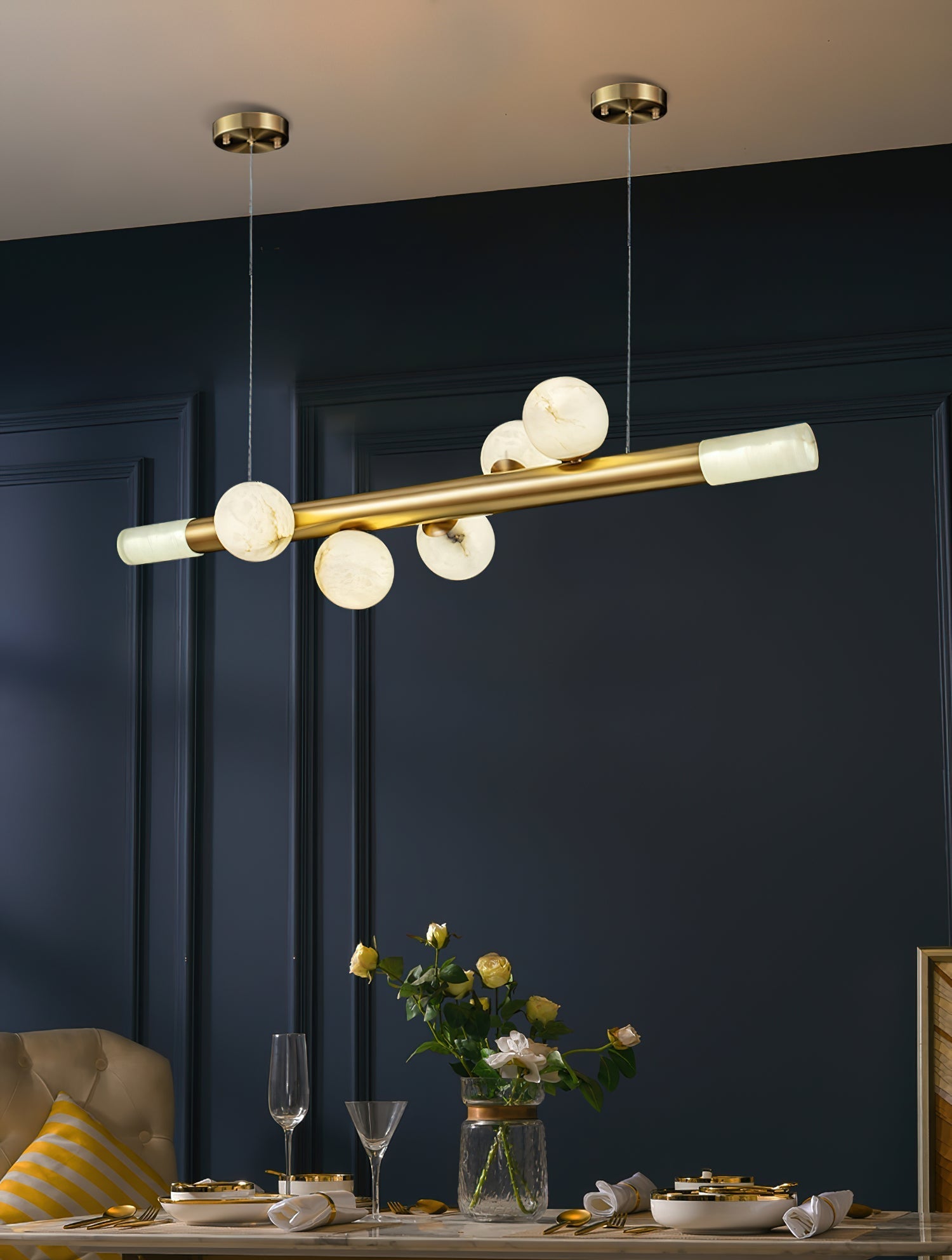 Alabaster Carrara Pendant Light - Zonesus