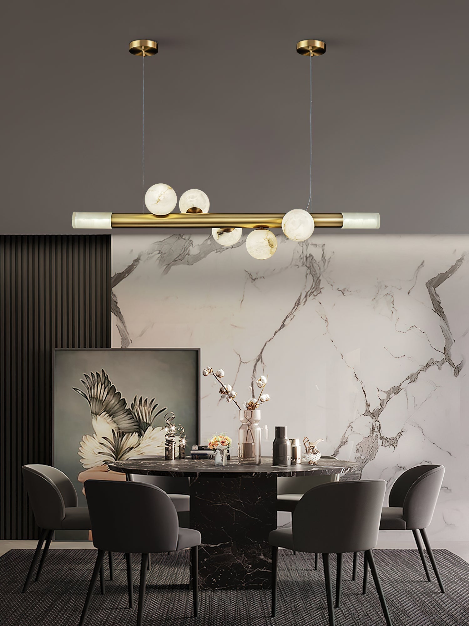 Alabaster Carrara Pendant Light - Zonesus