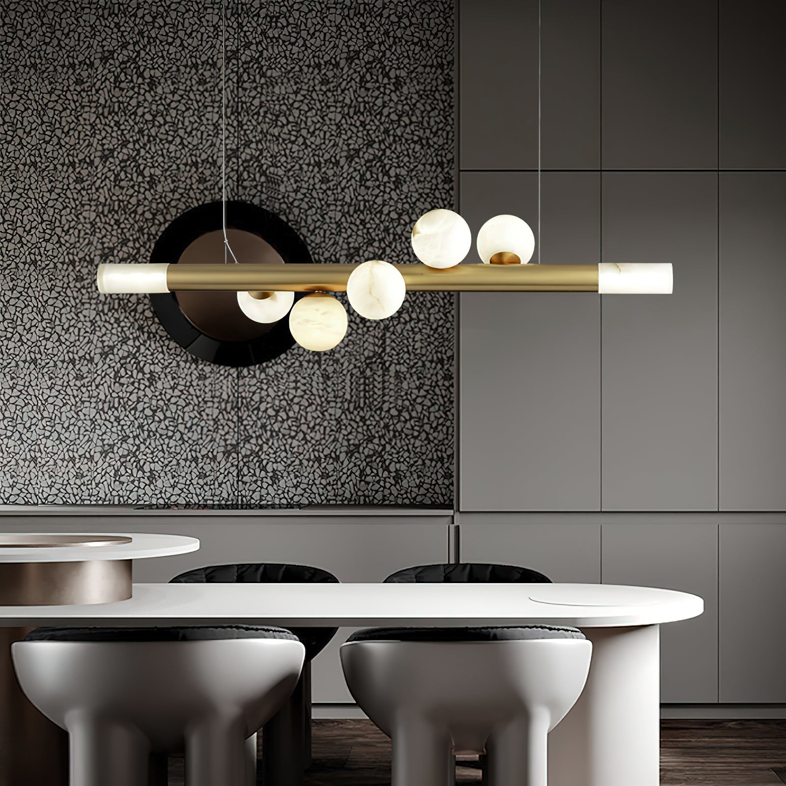 Alabaster Carrara Pendant Light - Zonesus