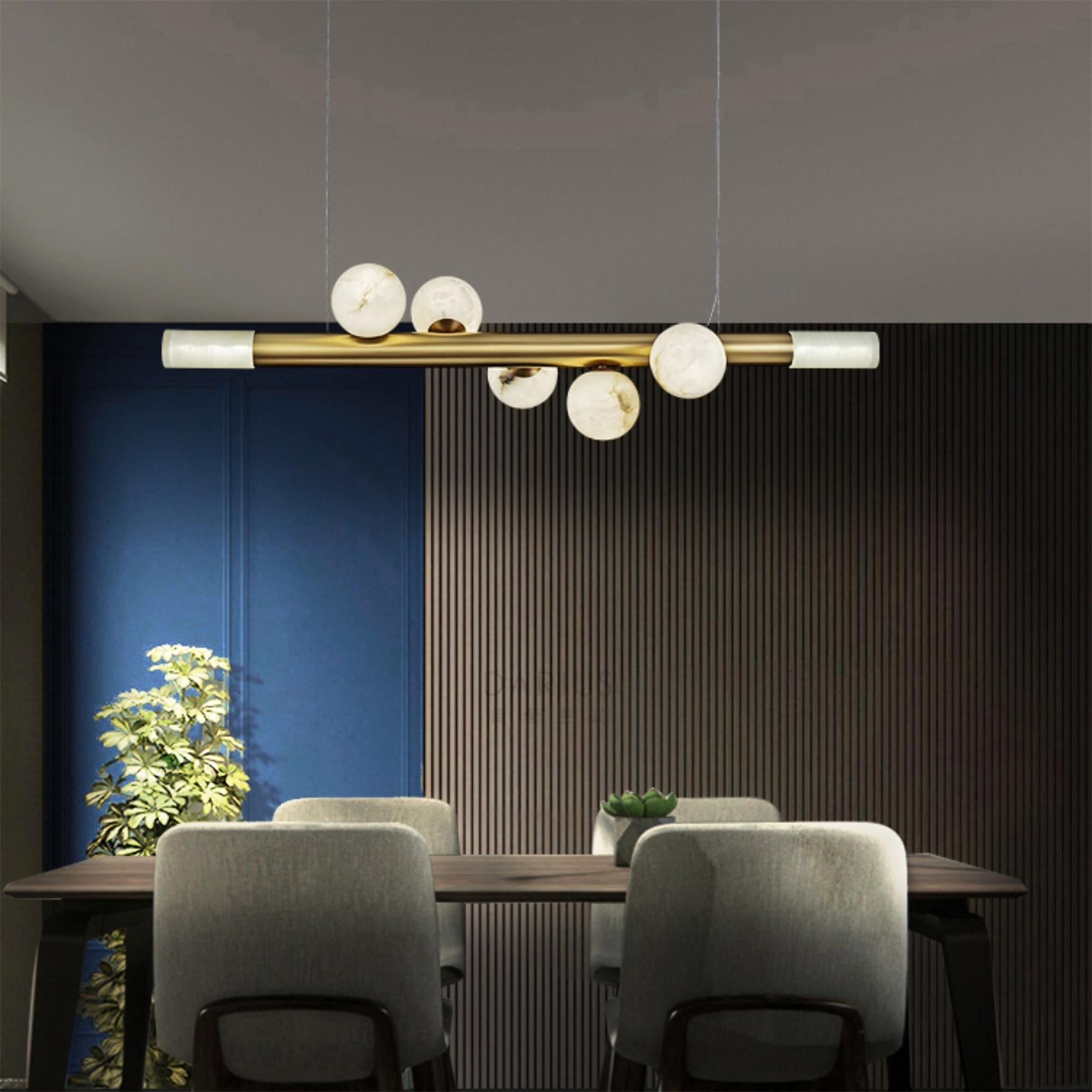 Alabaster Carrara Pendant Light - Zonesus