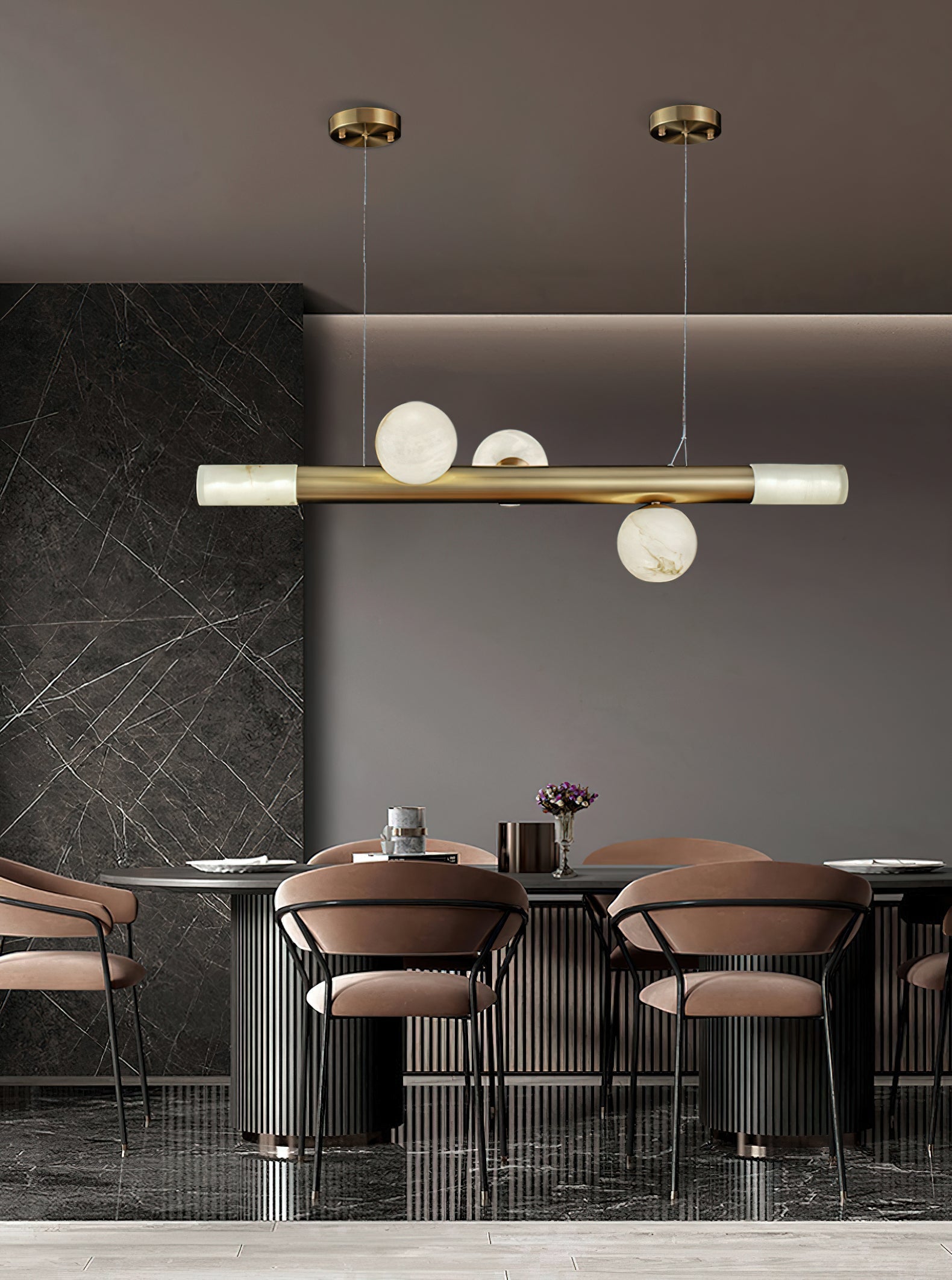 Alabaster Carrara Pendant Light - Zonesus