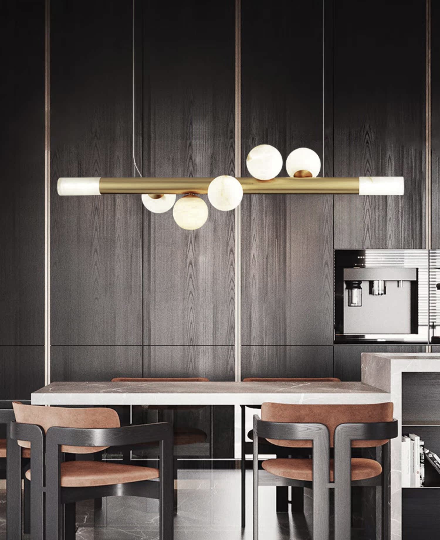 Alabaster Carrara Pendant Light - Zonesus