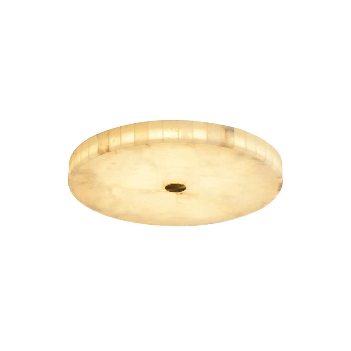 Round Mosaic Alabaster Ceiling Lamp - Zonesus