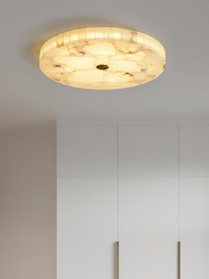 Round Mosaic Alabaster Ceiling Lamp - Zonesus