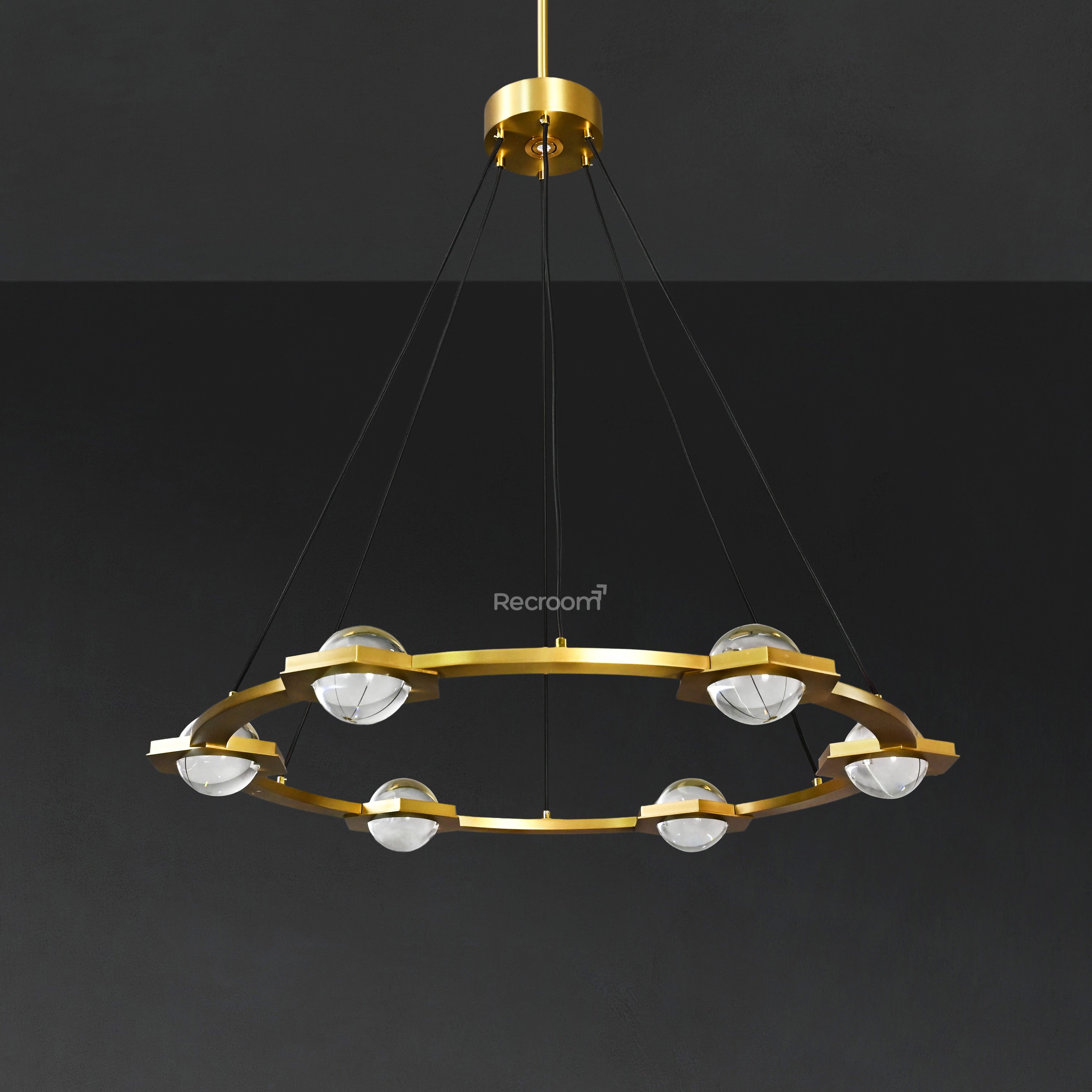 Eclitant Round Chandelier 48" - Zonesus