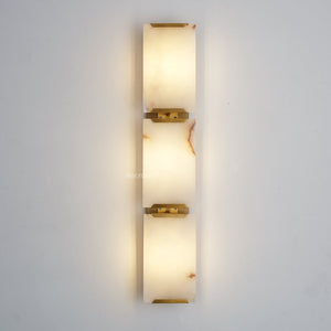 Harllow Calcite Triple Wall Sconce 6” - Zonesus
