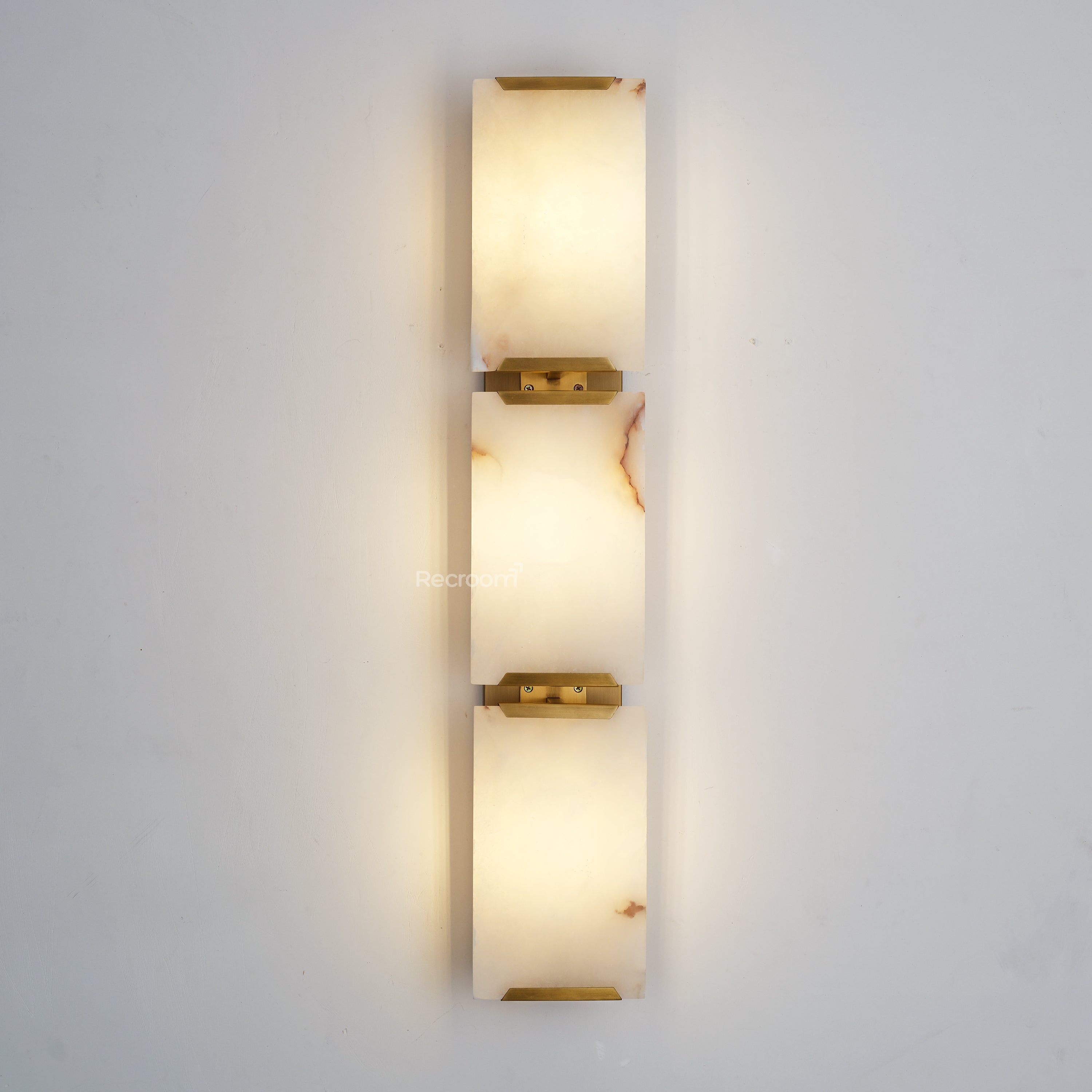 Harllow Calcite Triple Wall Sconce 6” - Zonesus