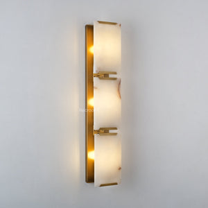 Harllow Calcite Triple Wall Sconce 6” - Zonesus
