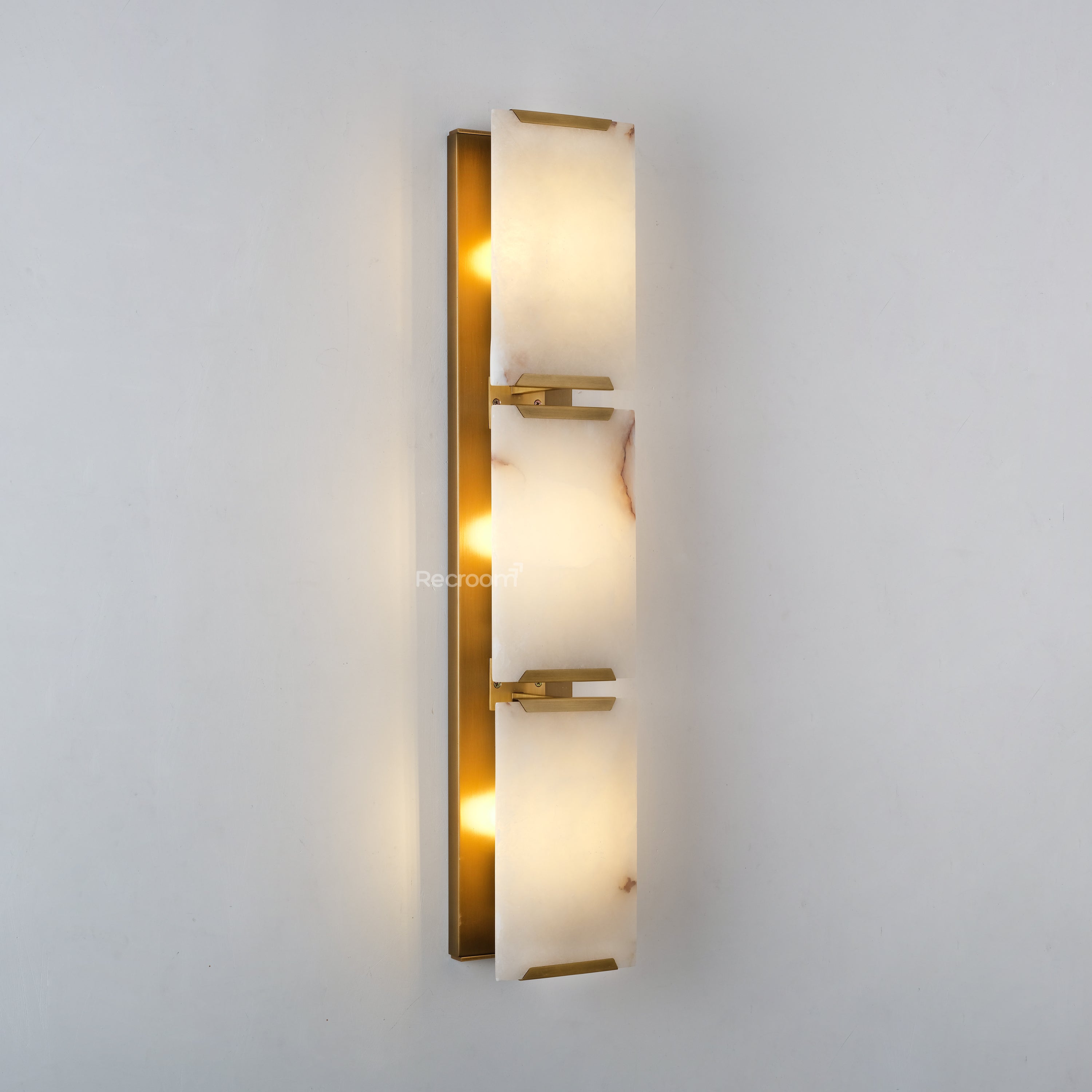 Harllow Calcite Triple Wall Sconce 6” - Zonesus