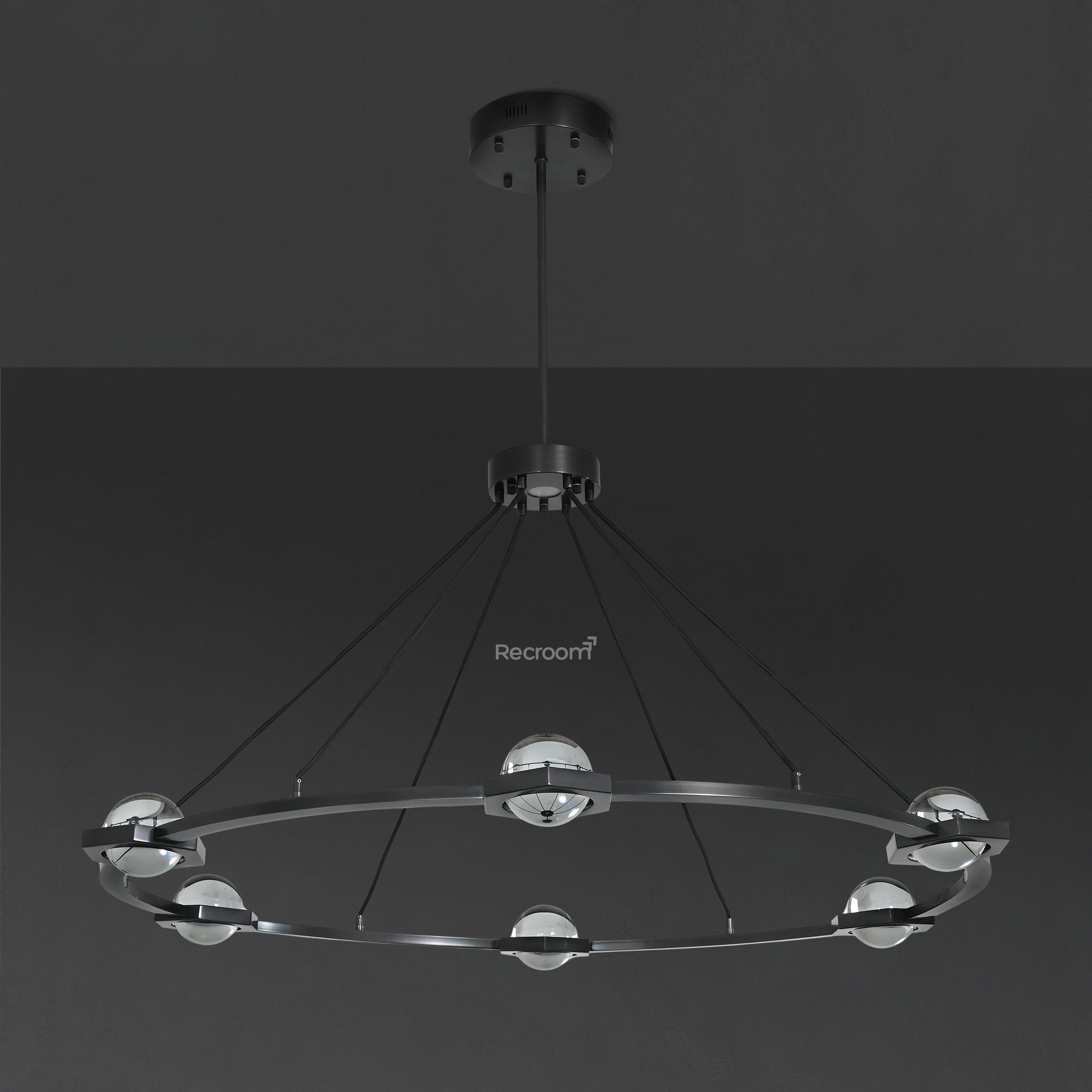 Eclitant Round Chandelier 60" - Zonesus