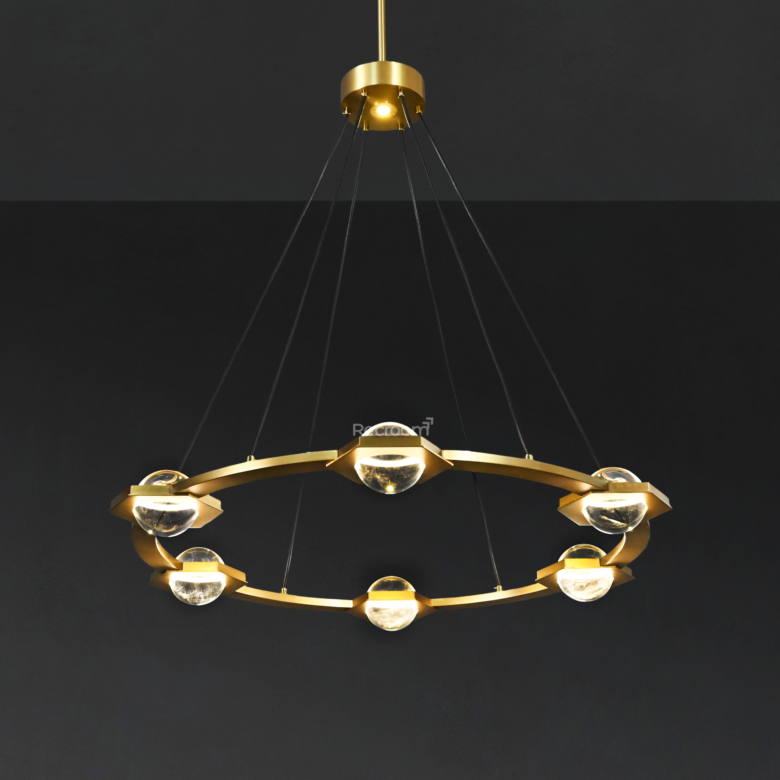 Eclitant Round Chandelier 48" - Zonesus